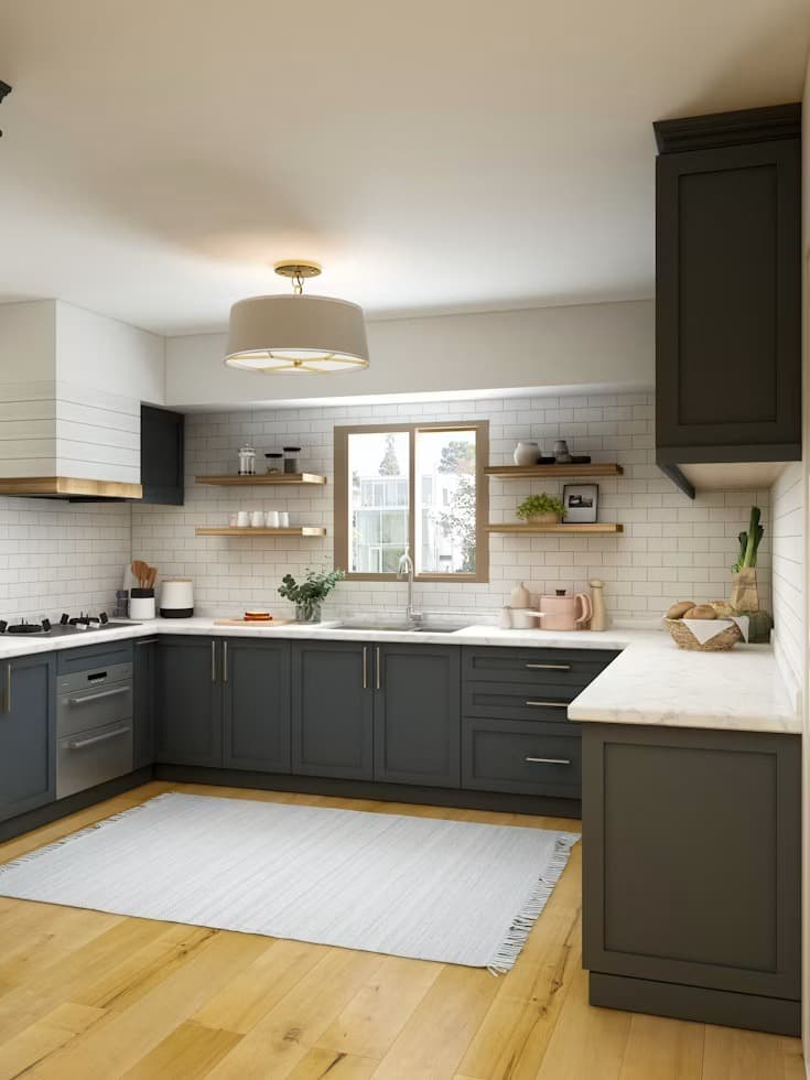 Cocina reformada en Zaragoza